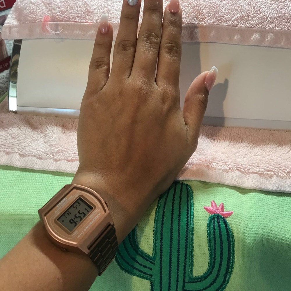 Casio vintage rose gold brand new